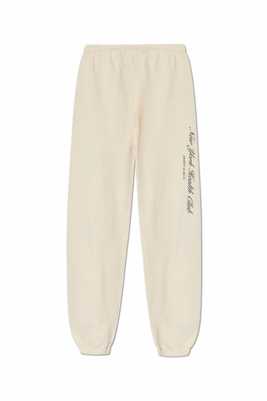 Sporty & Rich cream Sweatpants from the The Mountain collection