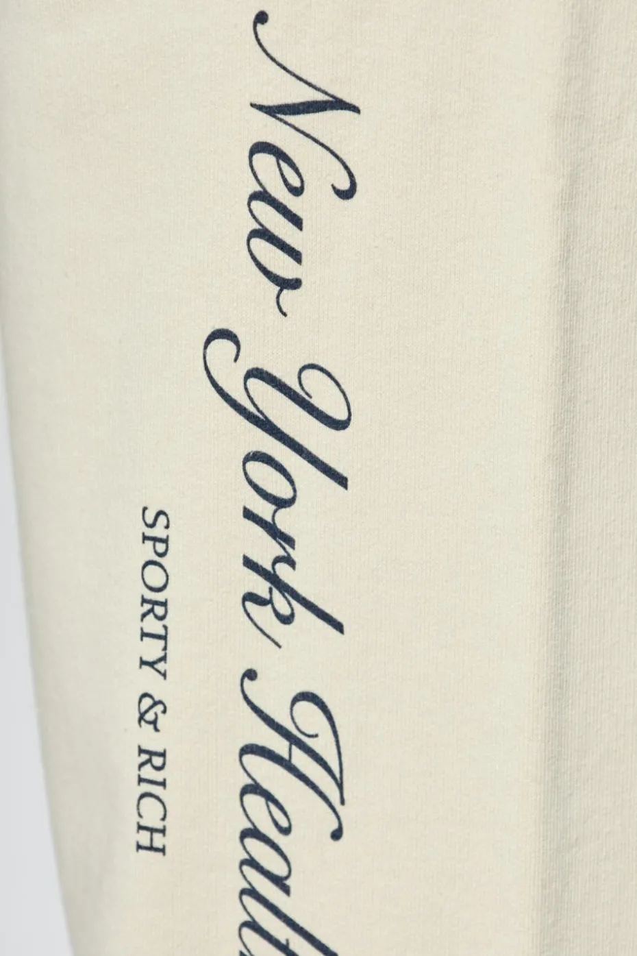 Sporty & Rich cream Sweatpants from the The Mountain collection