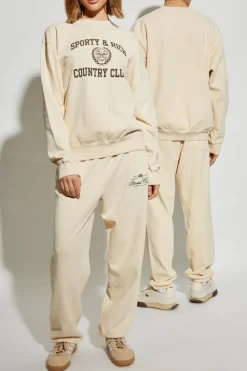 Sporty & Rich cream Sweatshirt from the Ivy League collection