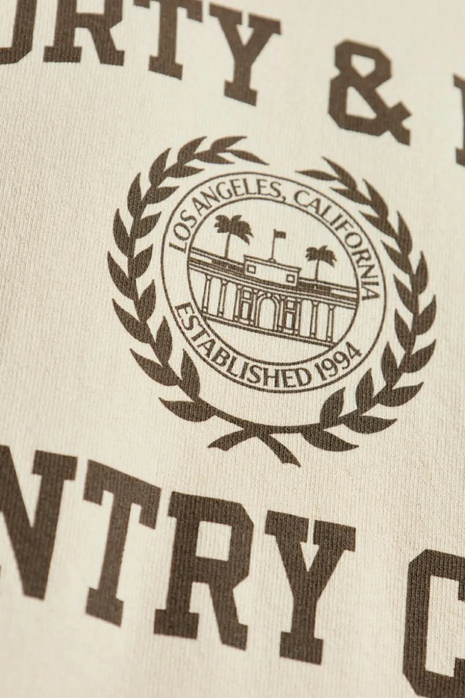Sporty & Rich cream Sweatshirt from the Ivy League collection
