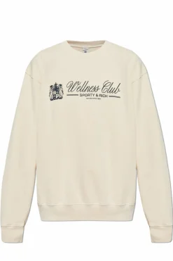 Sporty & Rich cream Sweatshirt from the Wellness Club collection