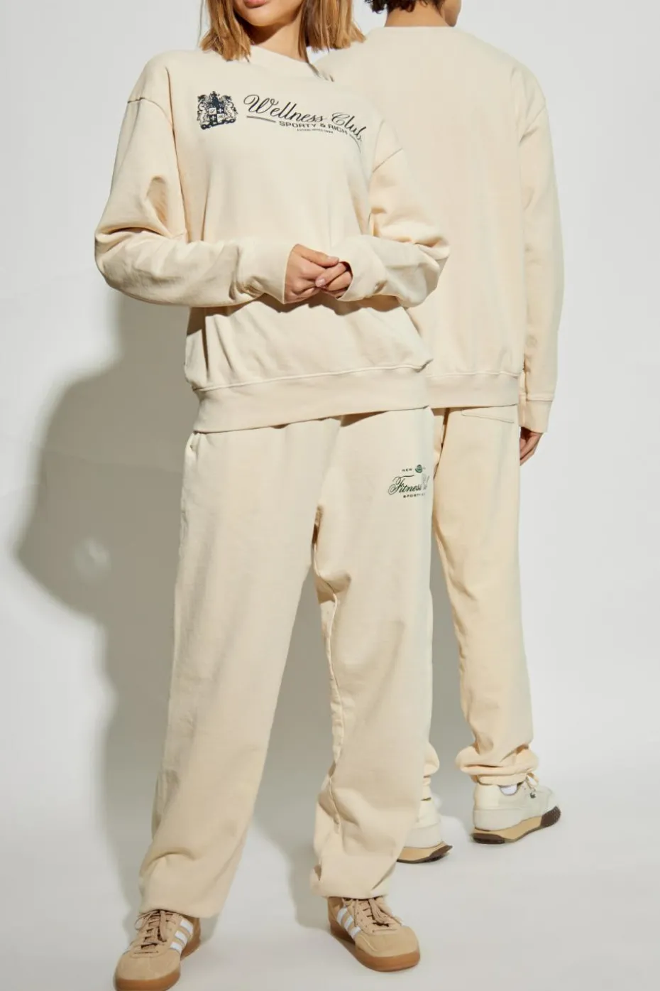 Sporty & Rich cream Sweatshirt from the Wellness Club collection