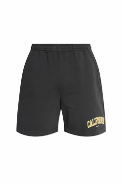 Sporty & Rich GREY Cotton shorts
