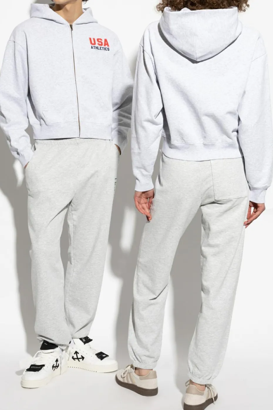 Sporty & Rich GREY Printed sweatshirt