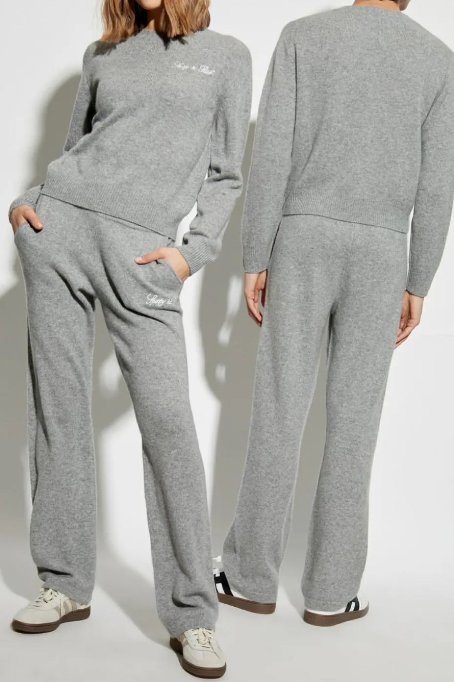 Sporty & Rich GREY Sweatpants from the Paris Drop collection