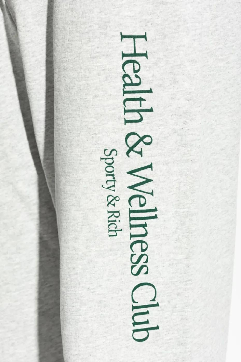 Sporty & Rich GREY Sweatpants from the H&W Crest - Heather collection