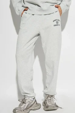 Sporty & Rich GREY Sweatpants from the Wall Street collection