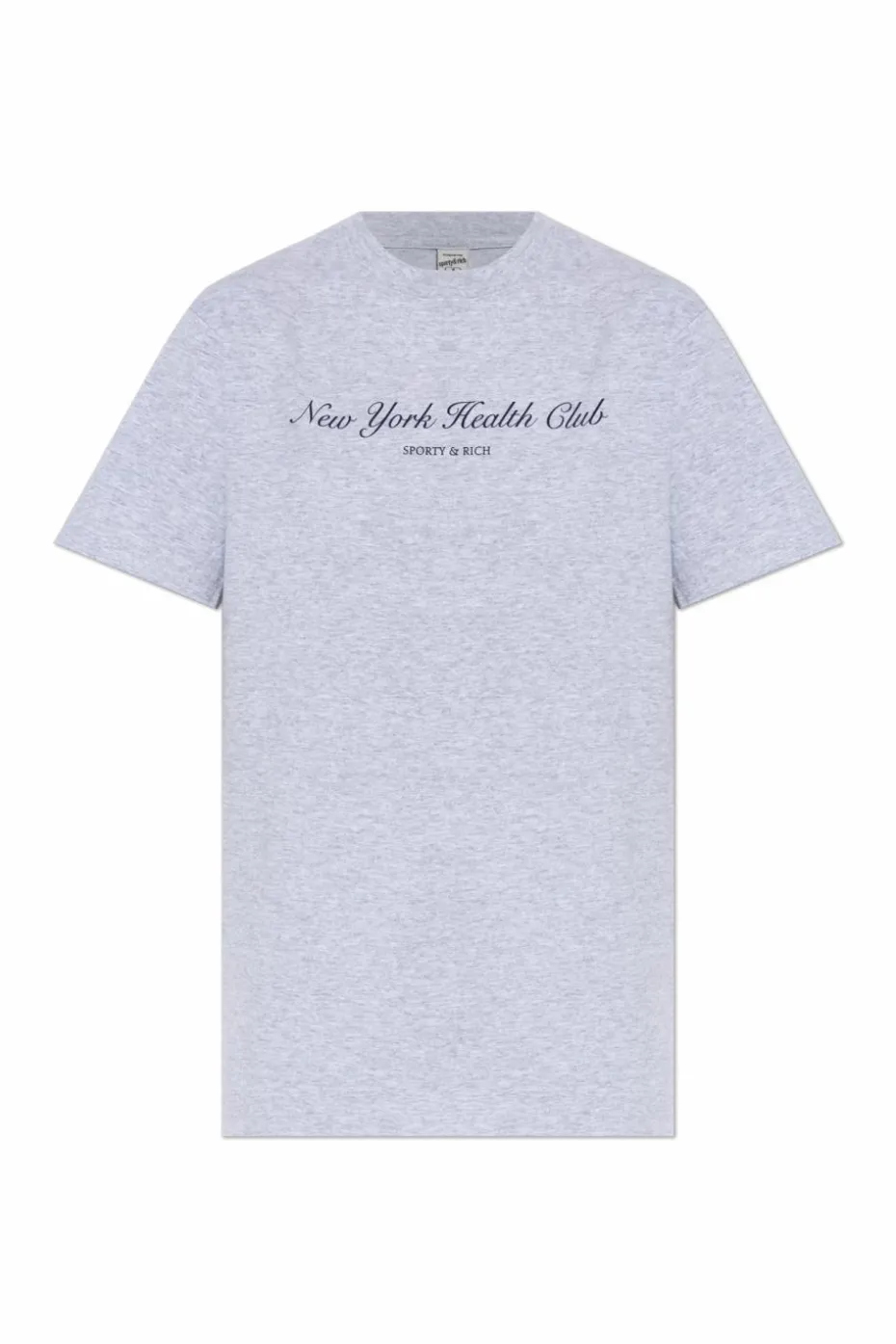 Sporty & Rich GREY T-shirt with logo
