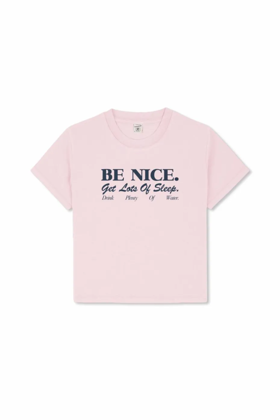 Sporty & Rich Kids PINK T-shirt with logo