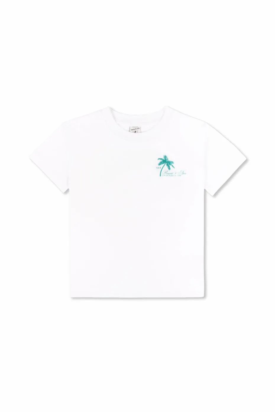 Sporty & Rich Kids WHITE T-shirt with logo