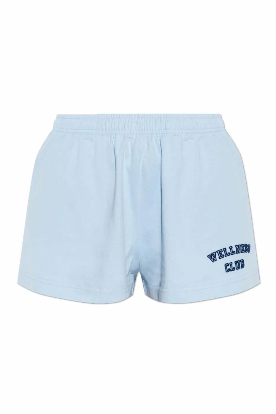 Sporty & Rich light blue Logo shorts