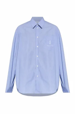 Sporty & Rich light blue Shirt with logo