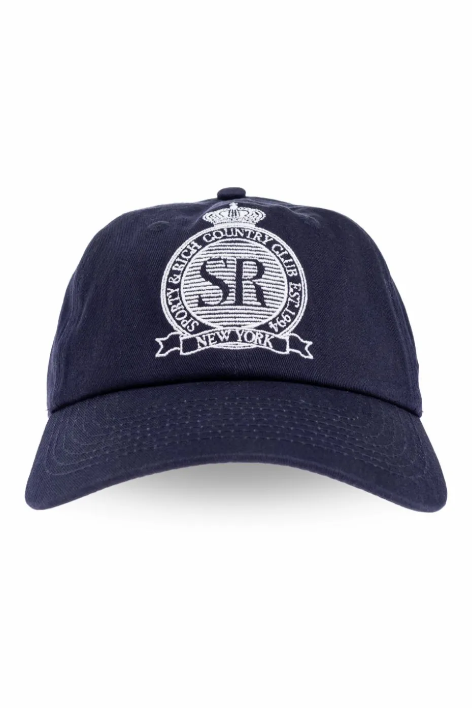 Sporty & Rich NAVY BLUE Cap from the "Riviera" collection