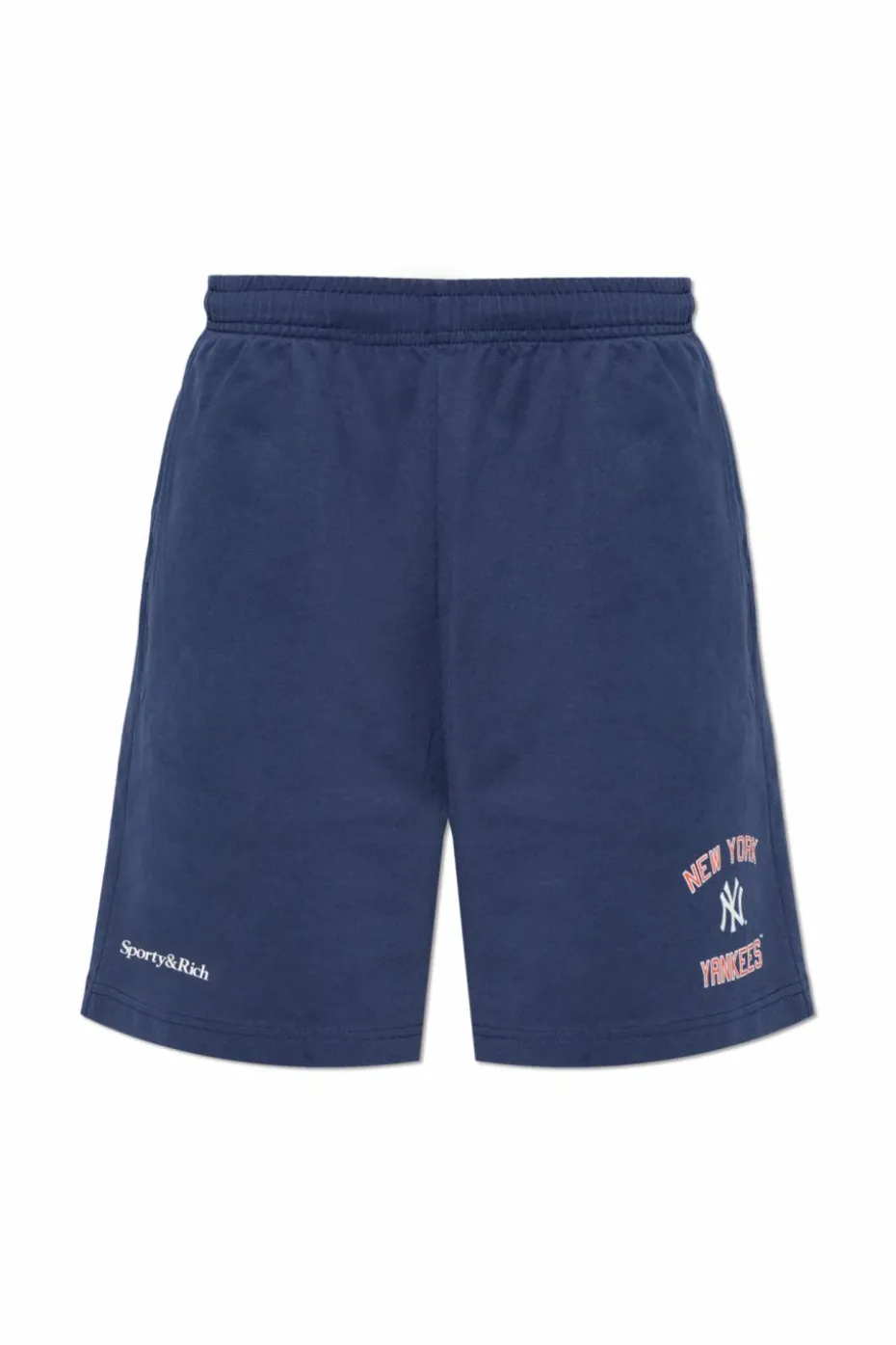 Sporty & Rich NAVY BLUE Shorts from the 47 & The New York Yankees collection