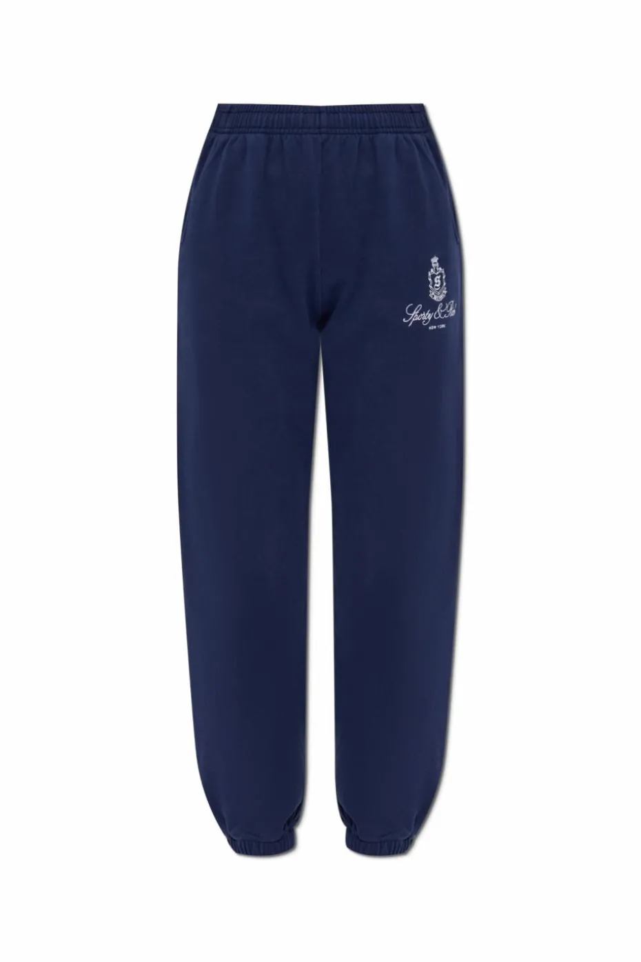 Sporty & Rich NAVY BLUE Sweatpants from the Preppy collection