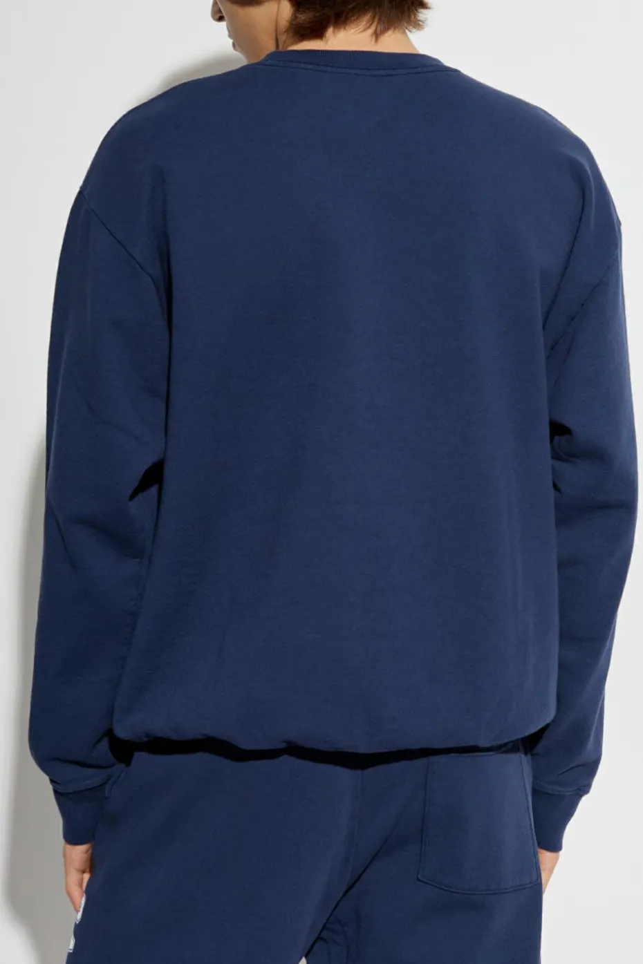 Sporty & Rich NAVY BLUE Sweatshirt from the Wall Street collection