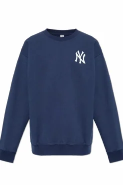 Sporty & Rich NAVY BLUE Sweatshirt from the 47 & The New York Yankees collection
