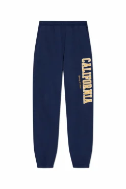 Sporty & Rich NAVY BLUE Sweatpants from the California collection