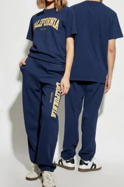 Sporty & Rich NAVY BLUE Sweatpants from the California collection