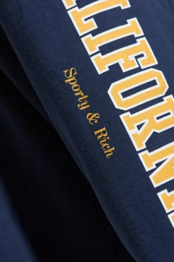 Sporty & Rich NAVY BLUE Sweatpants from the California collection
