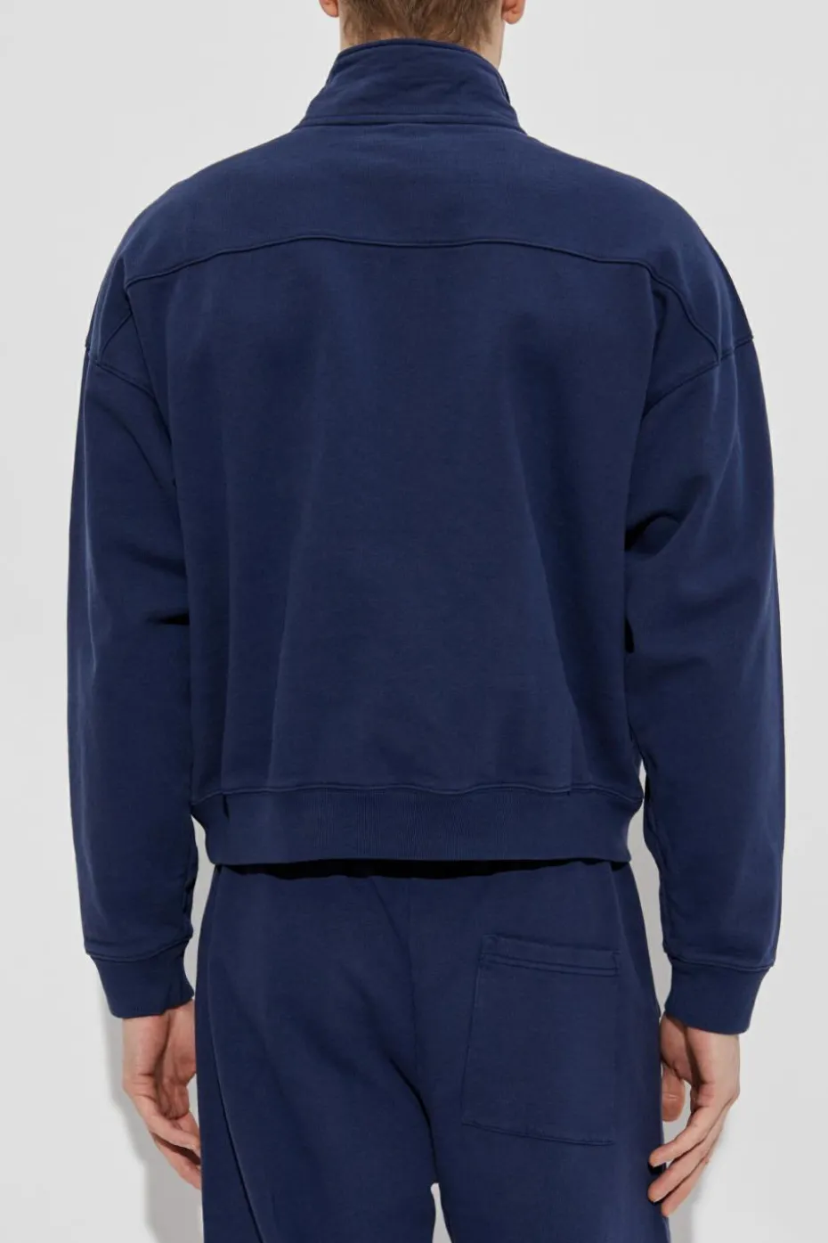 Sporty & Rich NAVY BLUE Sweatshirt from the Preppy collection