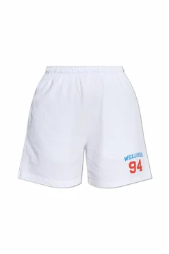 Sporty & Rich WHITE Cotton shorts