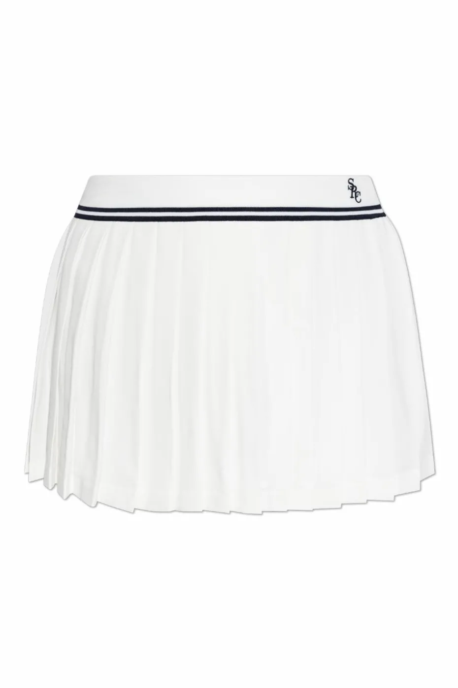 Sporty & Rich WHITE Pleated skirt