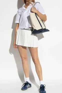 Sporty & Rich WHITE Pleated skirt