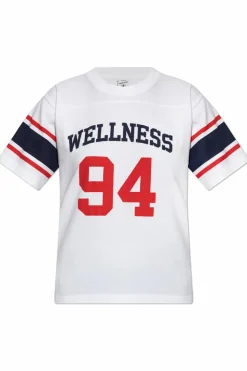 Sporty & Rich WHITE Printed T-shirt