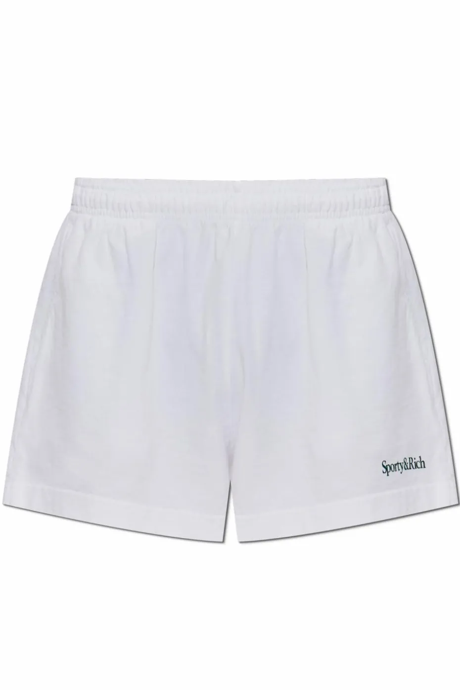 Sporty & Rich WHITE Shorts from the Preppy collection