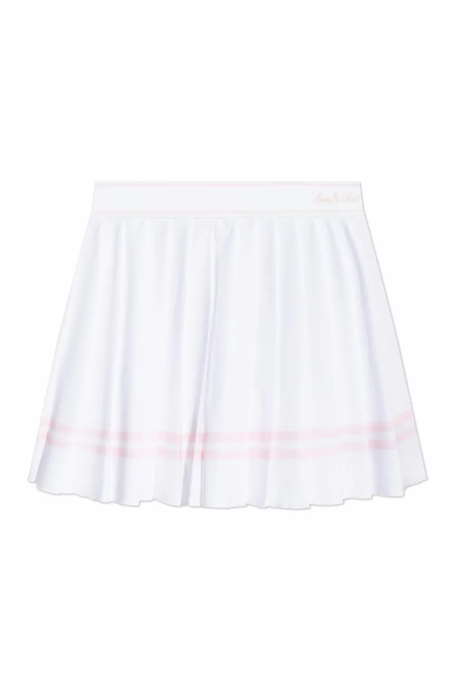 Sporty & Rich WHITE Skirt with shorts from the `Riviera` collection