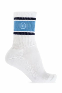 Sporty & Rich WHITE Socks from the "Riviera" collection