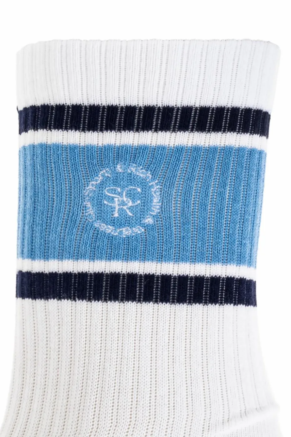 Sporty & Rich WHITE Socks from the "Riviera" collection