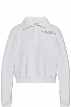 Sporty & Rich WHITE Sweatshirt with logo