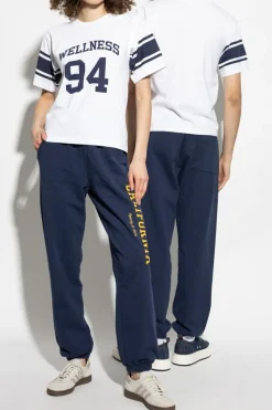 Sporty & Rich WHITE T-shirt from the Paris collection