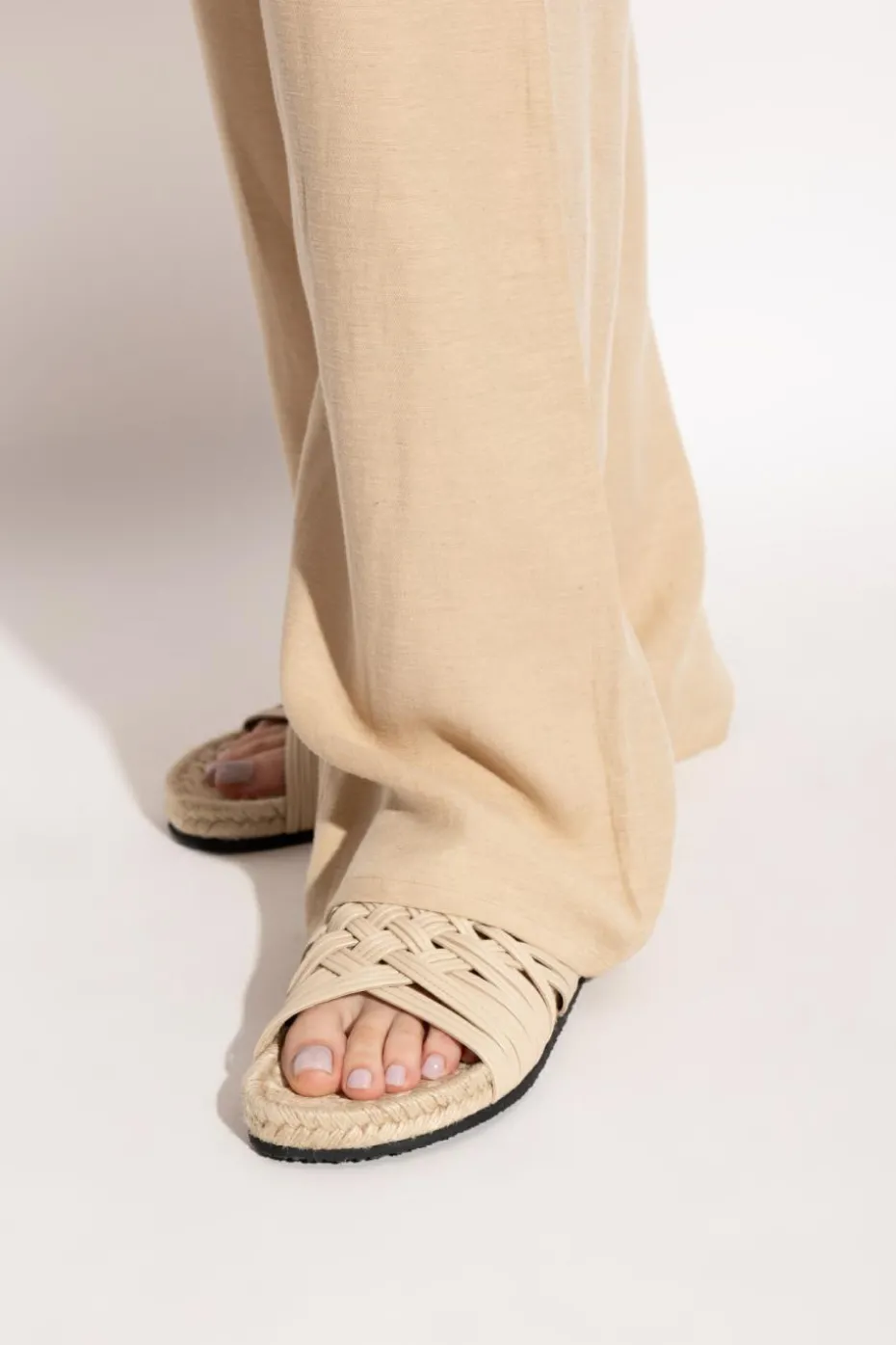 Stella McCartney beige Woven sandals