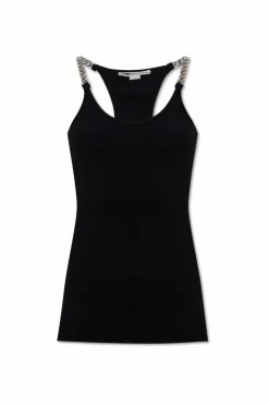 Stella McCartney BLACK Chain strap top