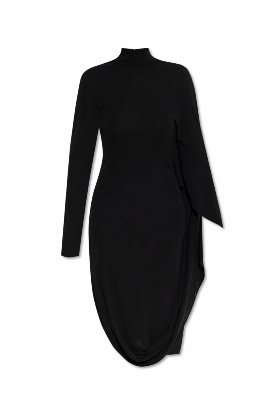 Stella McCartney BLACK Dress with a stand-up collar