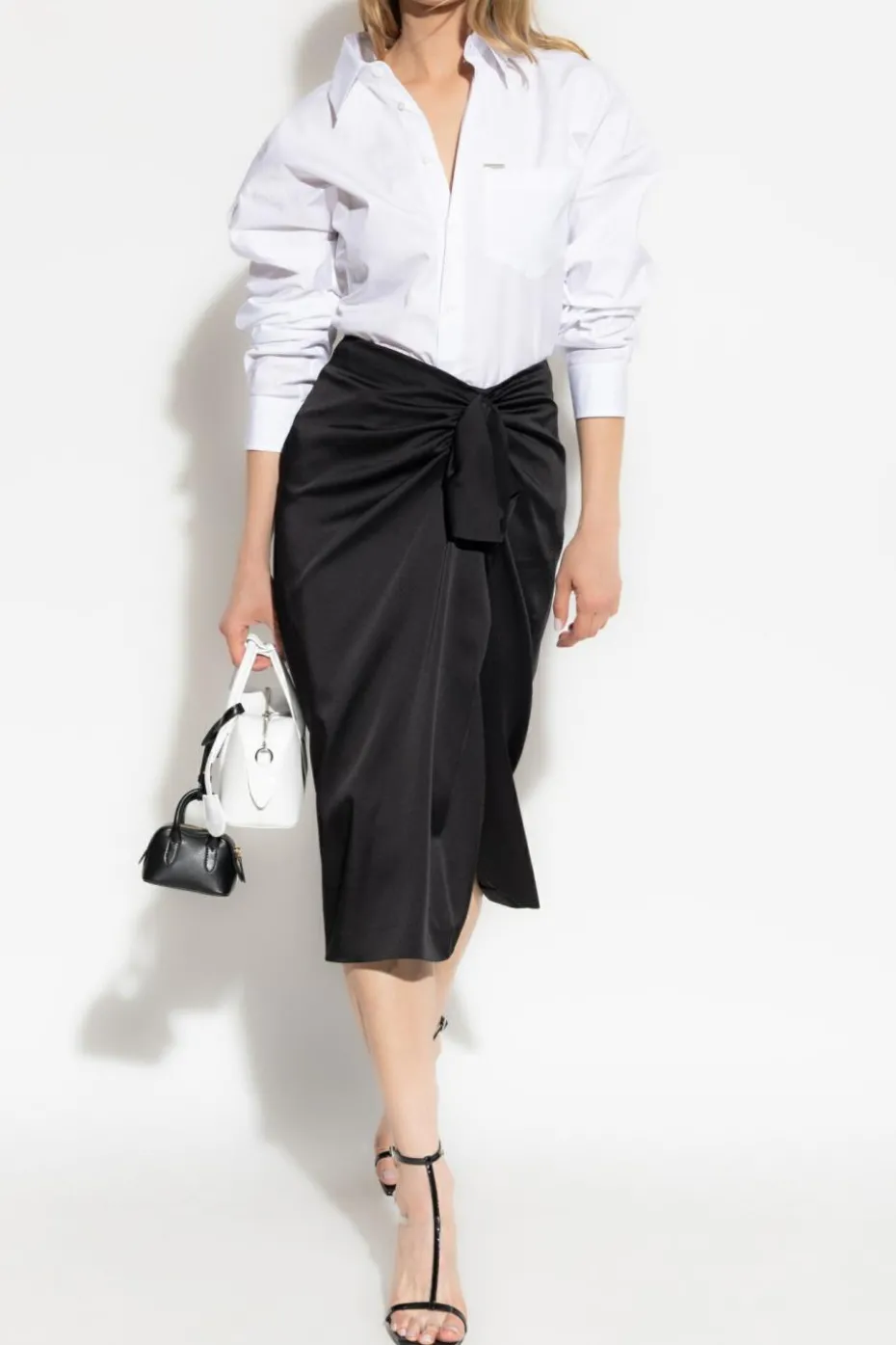 Stella McCartney BLACK Skirt with tying
