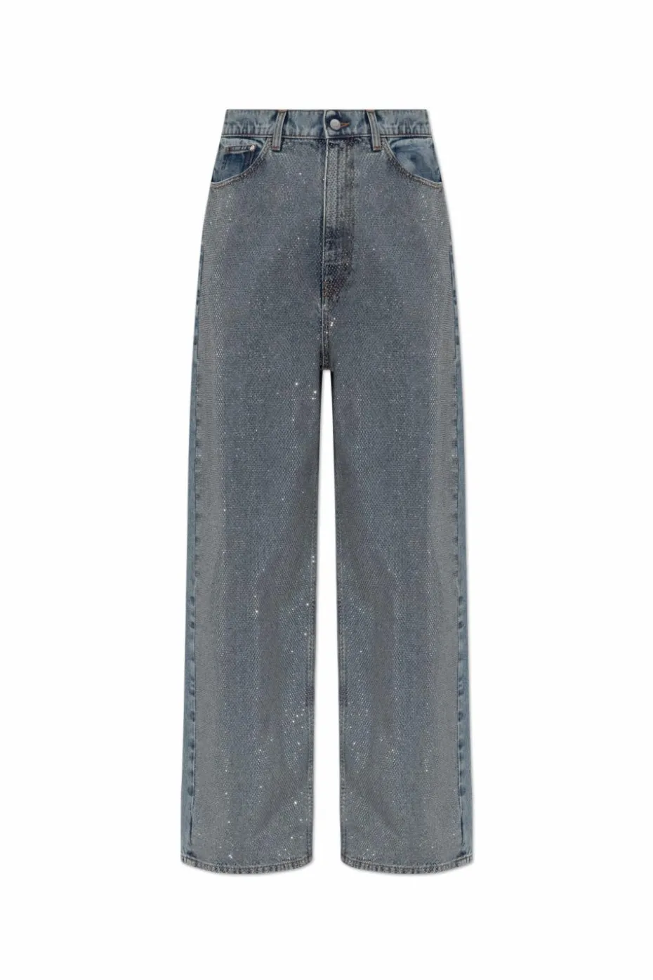 Stella McCartney BLUE Jeans with shimmering sequins