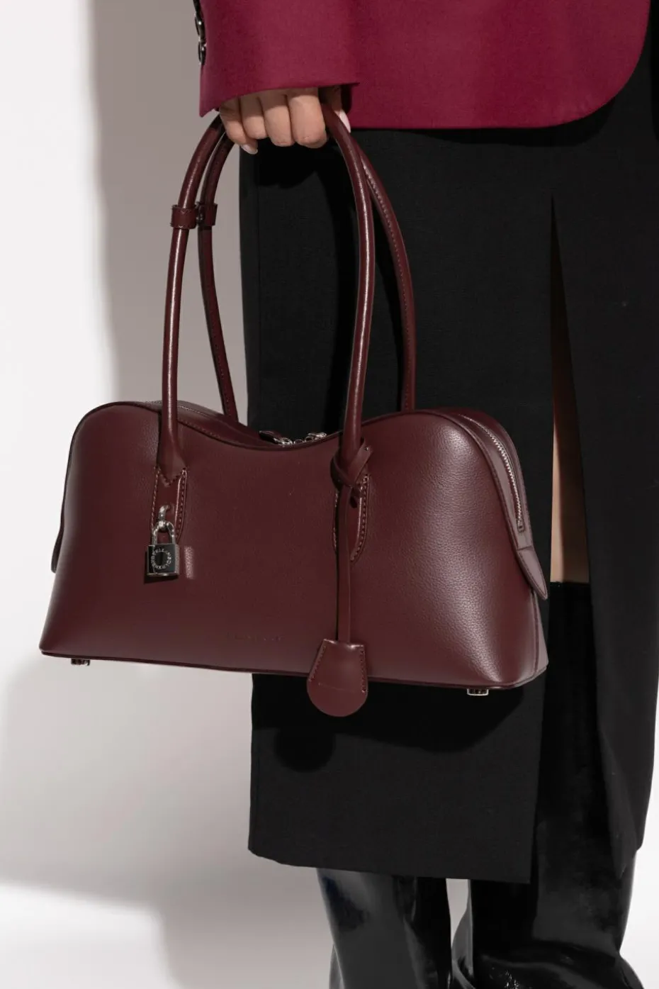 Stella McCartney BURGUNDY Shoulder bag `Ryder Medium`