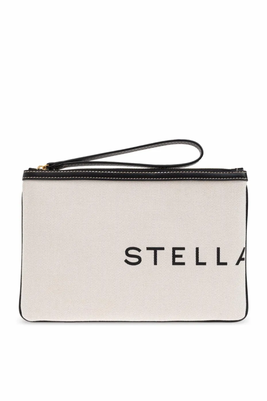 Stella McCartney cream Handbag with printed logo