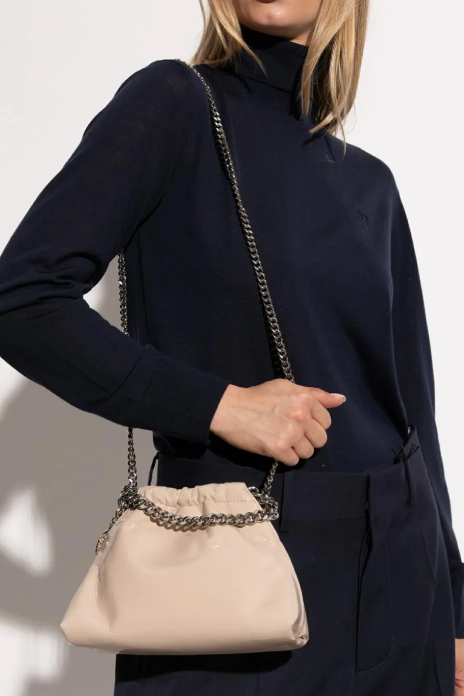 Stella McCartney cream Shoulder bag `Falabella Mini`