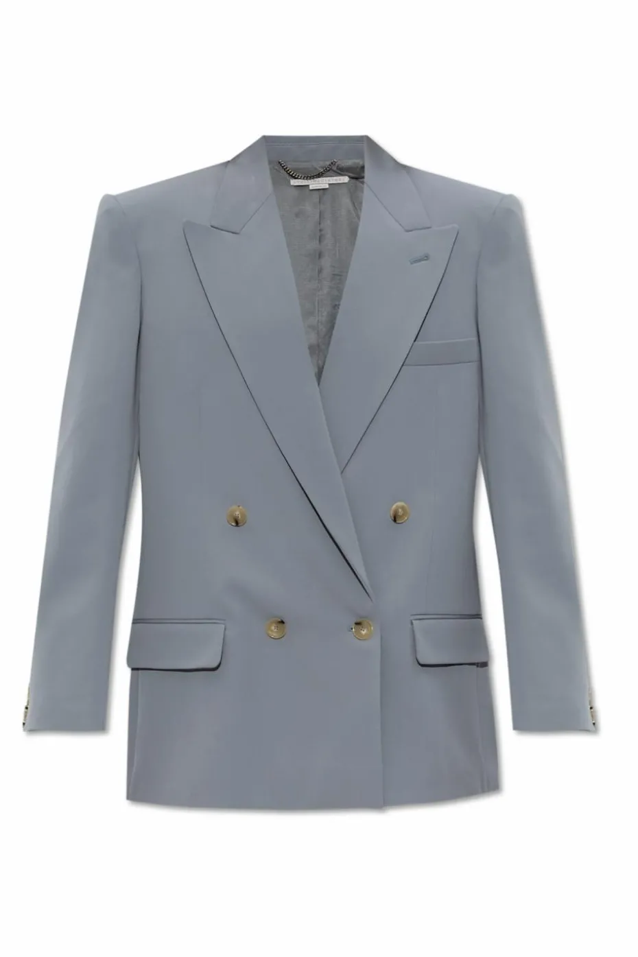 Stella McCartney GREY Double-breasted blazer