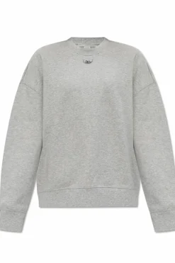 Stella McCartney GREY Sweatshirt with logo-shaped appliquƩ