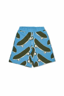 Stella McCartney Kids BLUE Cotton shorts with print