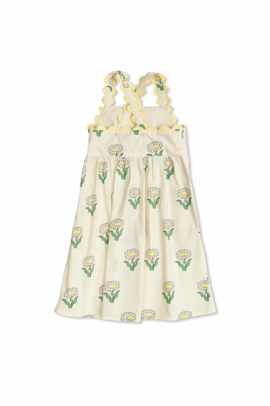 Stella McCartney Kids cream Dress with floral pattern