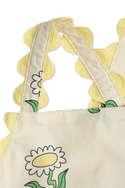 Stella McCartney Kids cream Dress with floral pattern