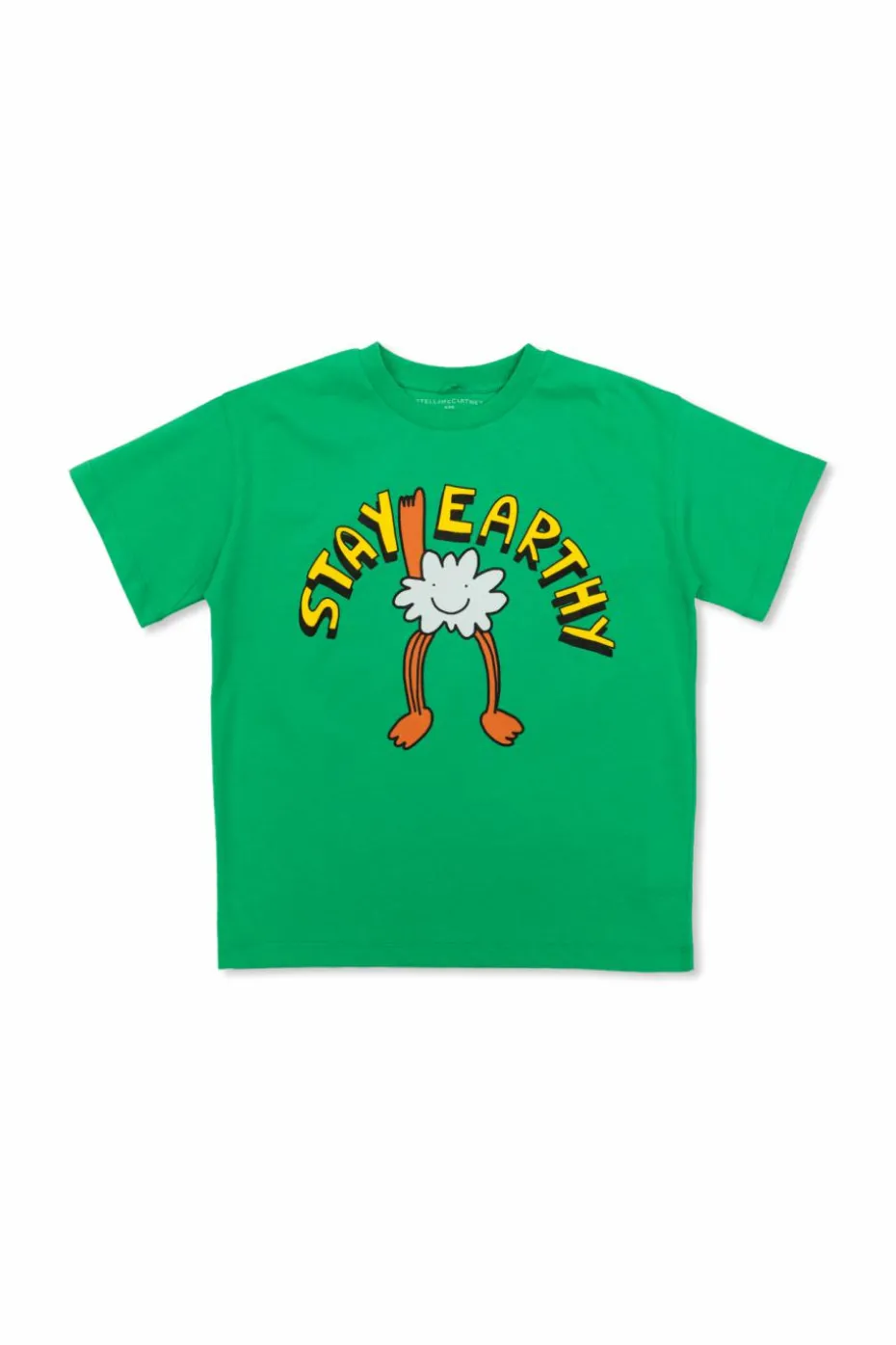 Stella McCartney Kids GREEN T-shirt with print