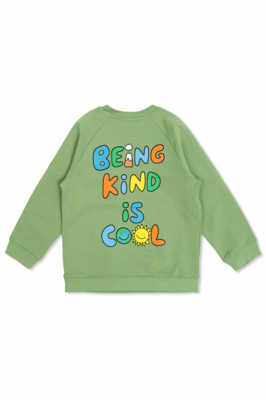Stella McCartney Kids GREEN Sweatshirt with appliqué